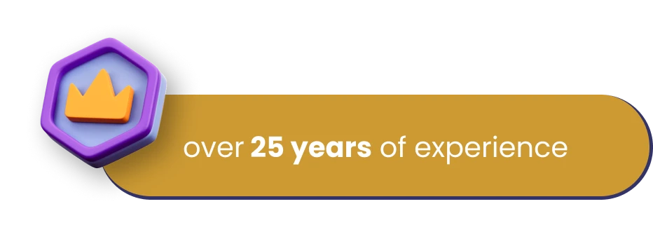 Gehi Law 25 years of legal excellence badge