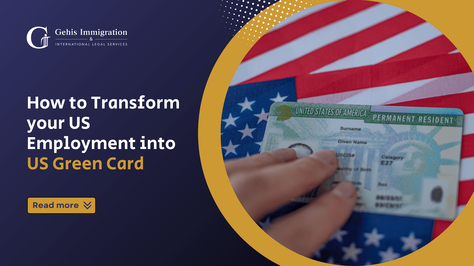 US Employment into US Green Card