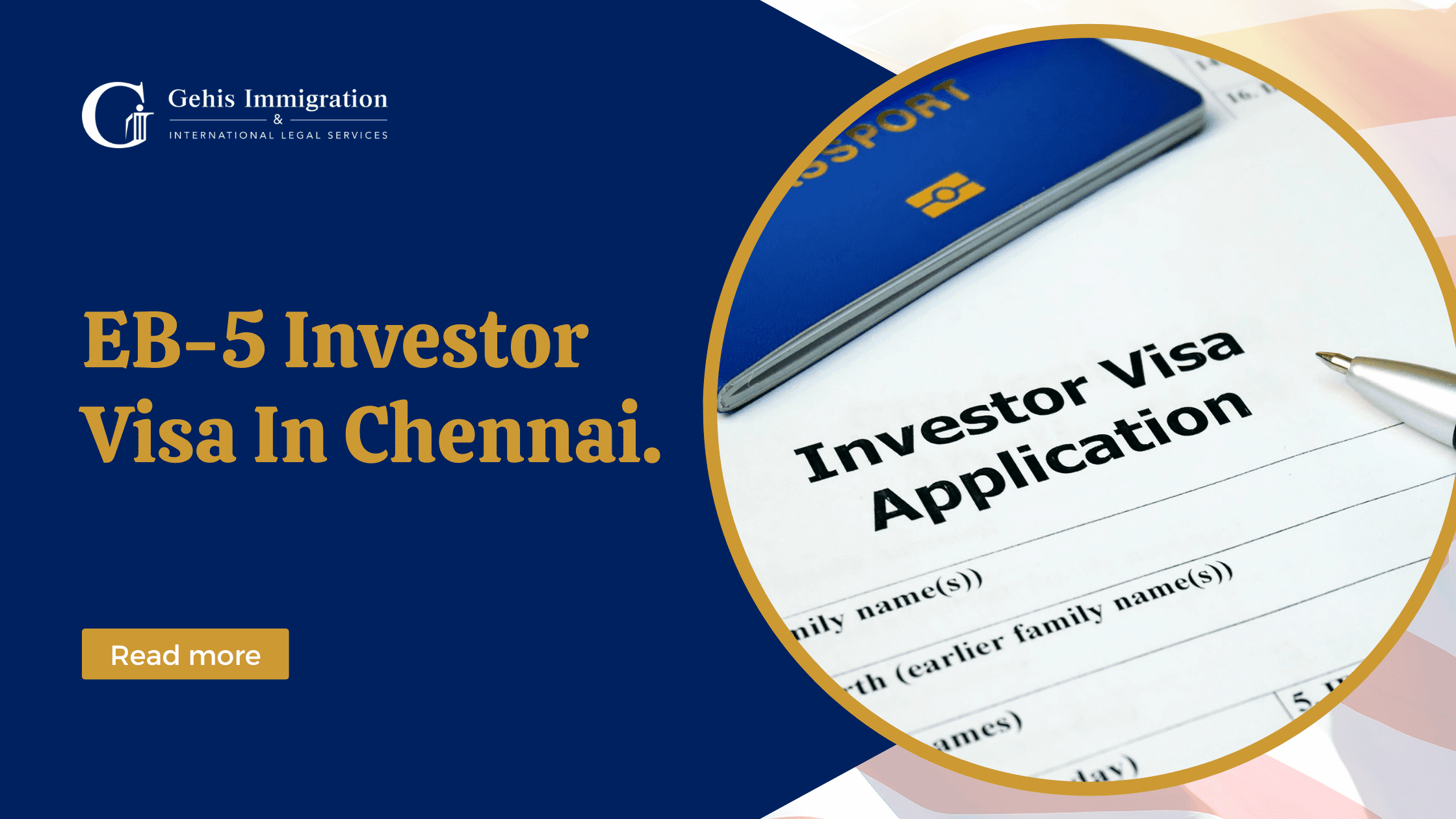 EB-5 investor visa in Chennai.
